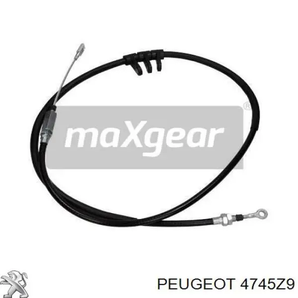 Cable de freno de mano delantero 4745Z9 Peugeot/Citroen