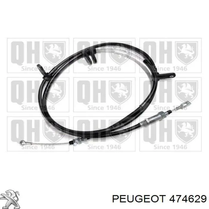 Купить 474629 Peugeot/Citroen Передний трос ручника