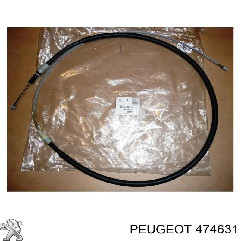 Cable de freno de mano trasero derecho/izquierdo 474631 Peugeot/Citroen