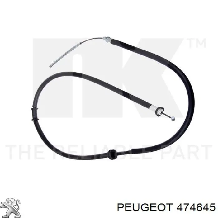 Трос стояночного тормоза задний правый Peugeot/Citroen 474645 цена, от 13.29 USD