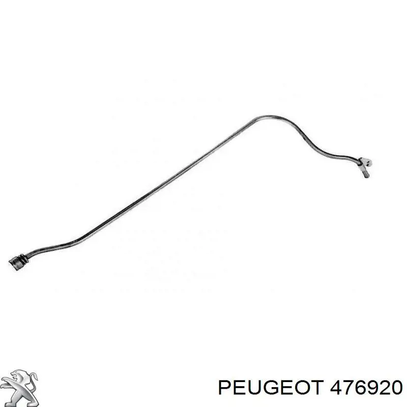 Купить 476920 Peugeot/Citroen Направляющая троса ручного тормоза