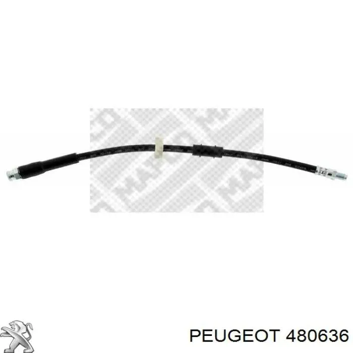 Купить 480636 Peugeot/Citroen Шланг тормозной передний