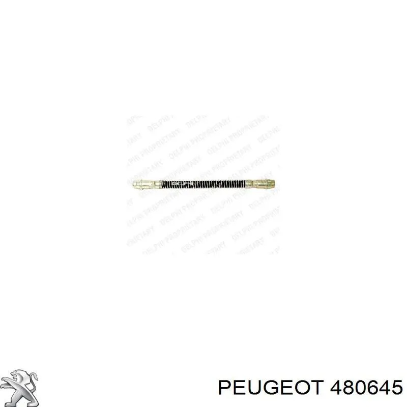Шланг тормозной задний Peugeot/Citroen 480645