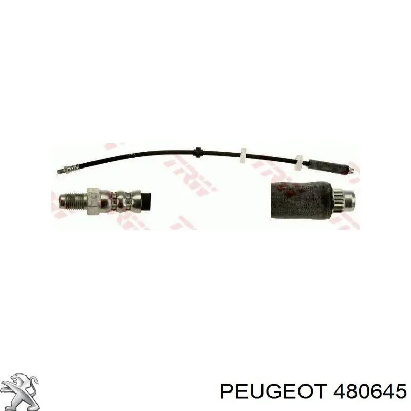 480645 Peugeot/Citroen Гибкая тормозная трубка задняя