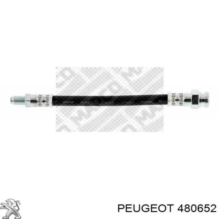 481632 Peugeot/Citroen шланг тормозной задний