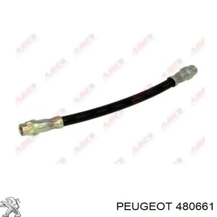 Tubo flexible de frenos trasero 480661 Peugeot/Citroen