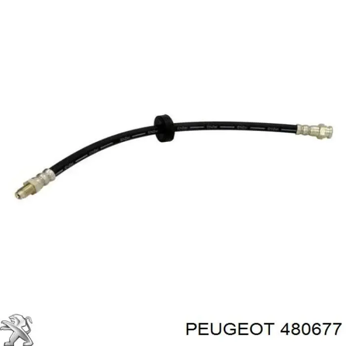 480677 Peugeot/Citroen шланг тормозной задний