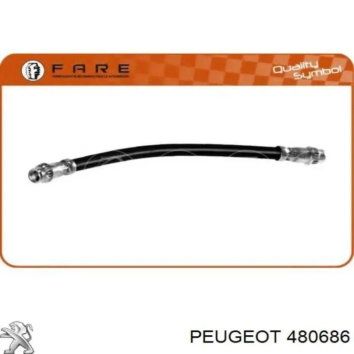 Задний тормозной шланг 480686 Peugeot/Citroen