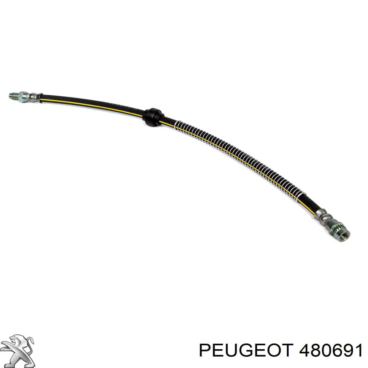 480691 Peugeot/Citroen шланг тормозной передний