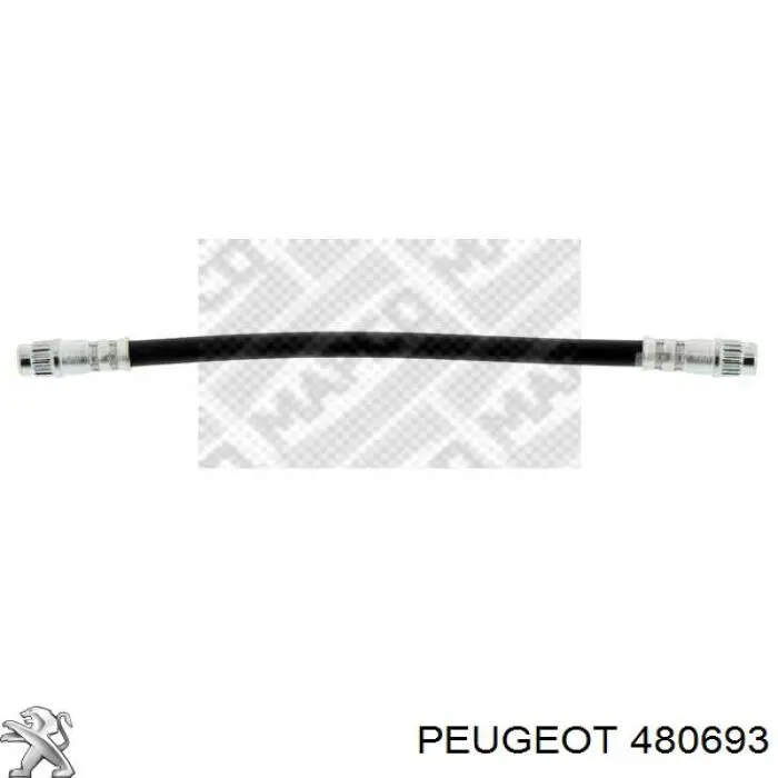 Шланг тормозной задний, левый Peugeot/Citroen 480693 цена, от 7.25 USD