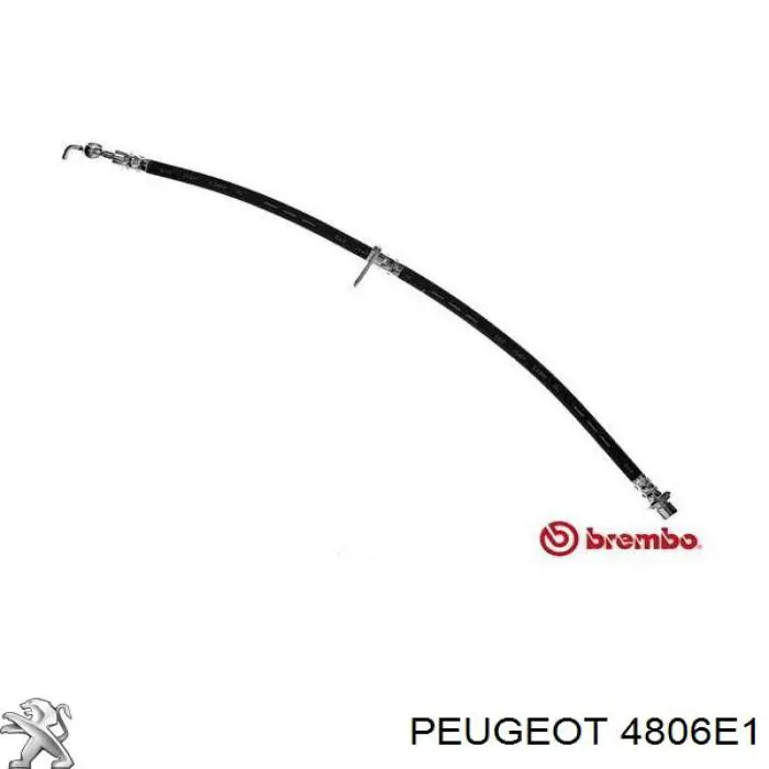 Тормозной шланг Peugeot/Citroen 4806E1