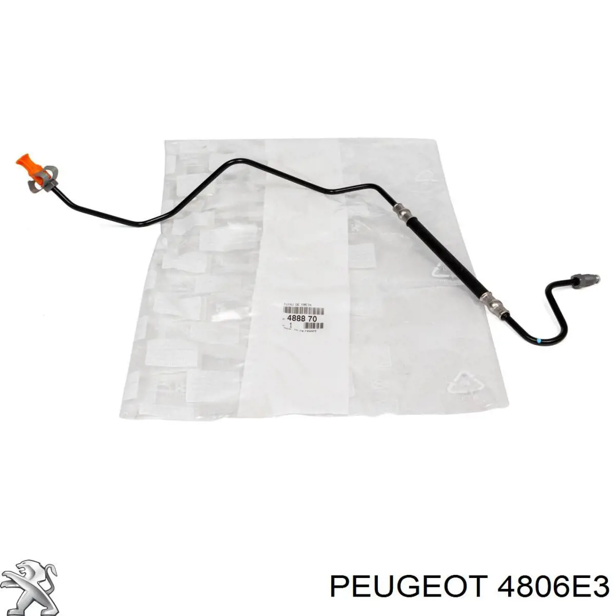 Задний тормозной шланг 4806E3 Peugeot/Citroen