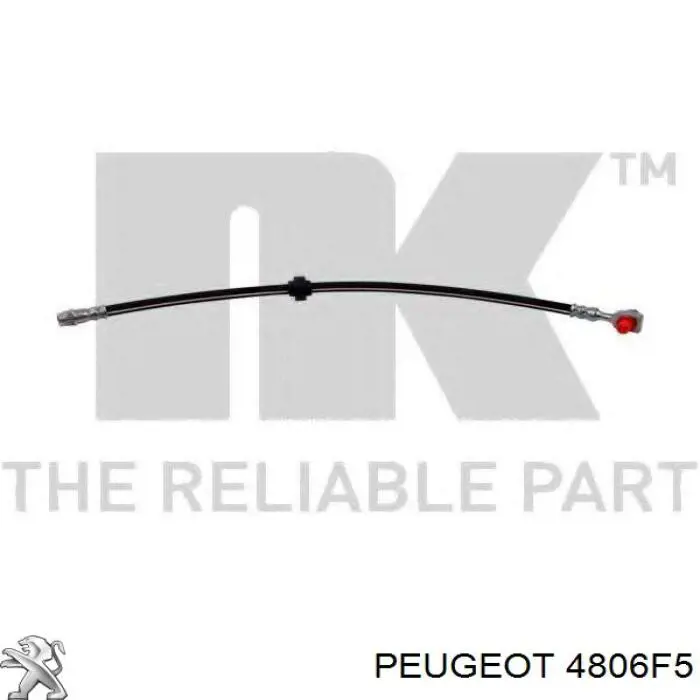 Купить 4806F5 Peugeot/Citroen Задний тормозной шланг