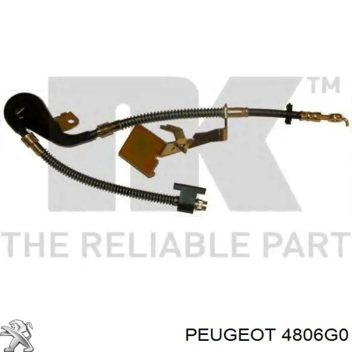 Шланг тормозной передний правый 4806G0 Peugeot/Citroen
