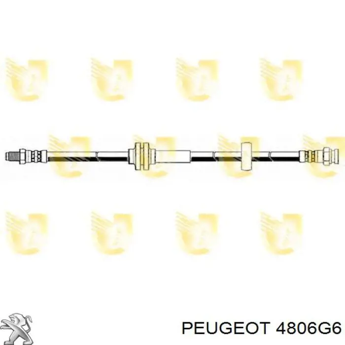 Шланг тормозной передний Peugeot/Citroen 4806G6 цена, от 7.19 USD