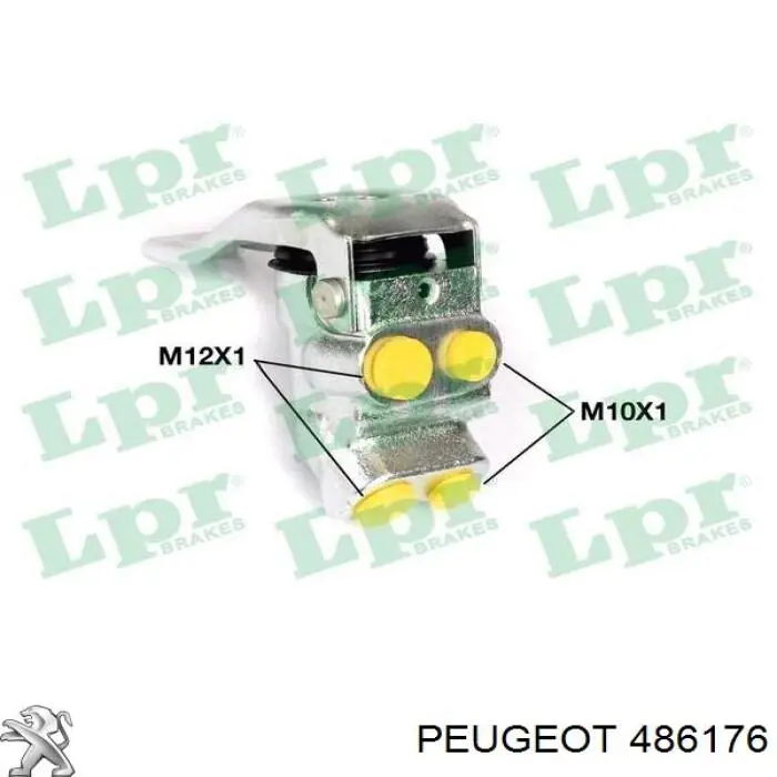 486176 Peugeot/Citroen регулятор давления тормозов (регулятор тормозных сил)