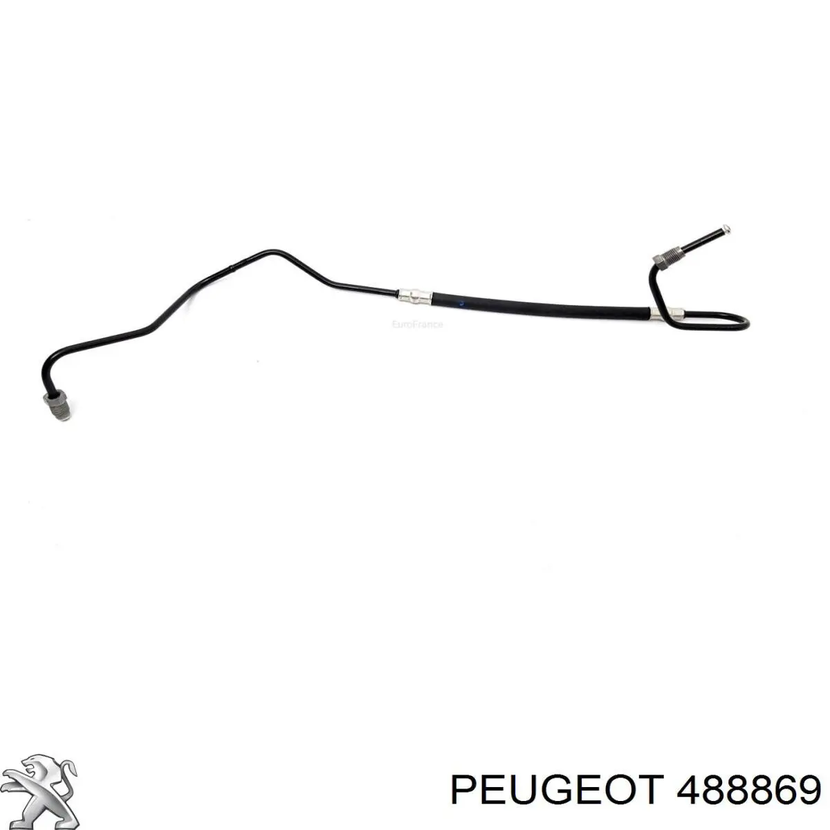 Tubo flexible de frenos trasero izquierdo 488869 Peugeot/Citroen