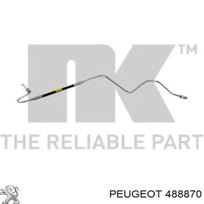 Шланг тормозной задний, правый Peugeot/Citroen 488870 цена, от 17.80 USD