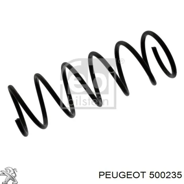 Пружина амортизатора передняя Peugeot/Citroen 500235 цена, от 28.92 USD