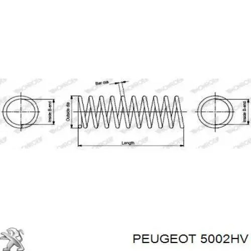 Купить 5002HV Peugeot/Citroen Винтовая пружина подвеска