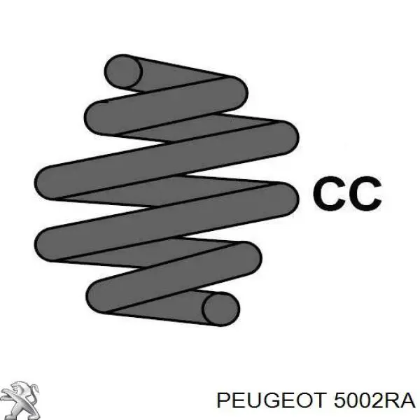 Передняя пружина 5002RA Peugeot/Citroen