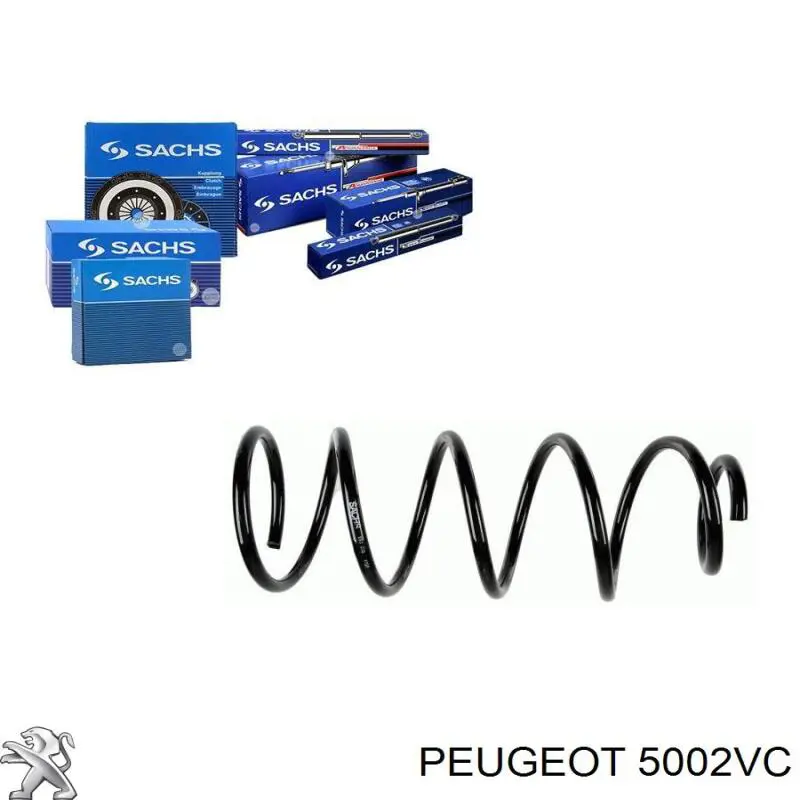 Передняя пружина 5002VC Peugeot/Citroen