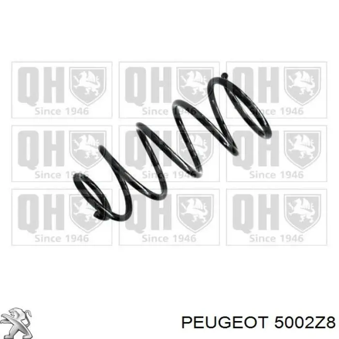 Пружина амортизатора передняя Peugeot/Citroen 5002Z8 цена, от 41.64 USD