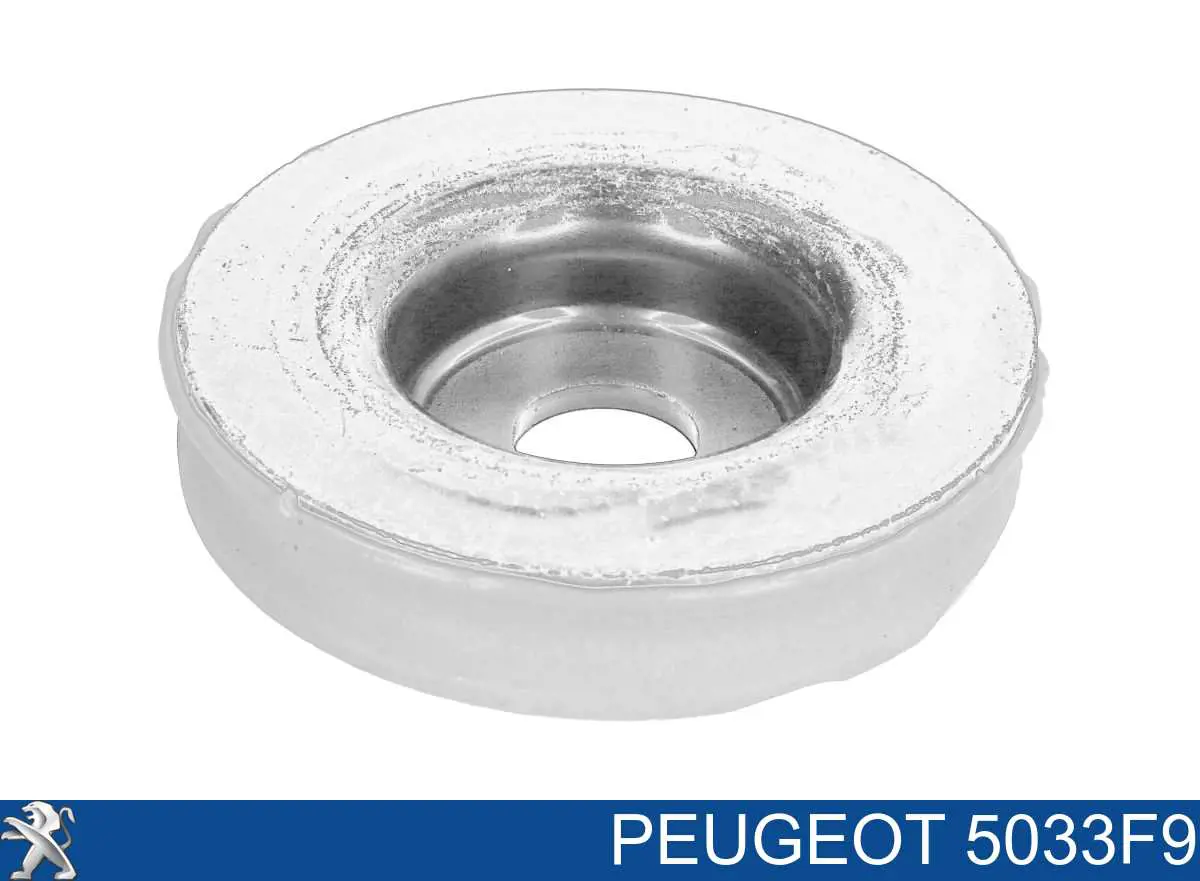 00005033F9 Peugeot/Citroen опорная чашка передней пружины верхняя