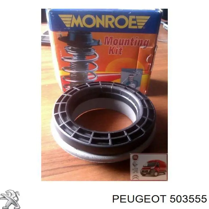 Подшипник опорный амортизатора, переднего Peugeot/Citroen 503555 цена, от 14.90 USD