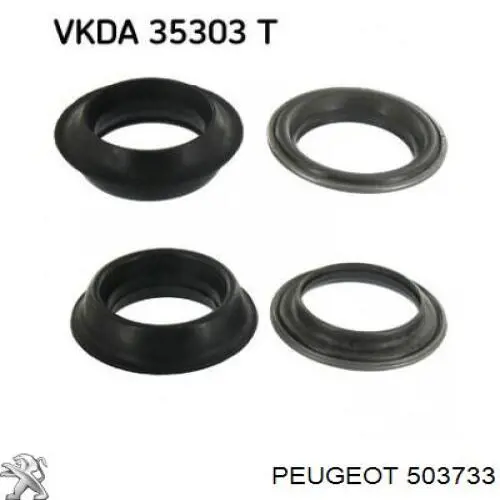 Опора стойки амортизатора переднего Peugeot/Citroen 503733 цена, от 5.64 USD