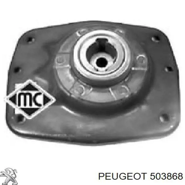 503868 Peugeot/Citroen suporte de amortecedor dianteiro esquerdo