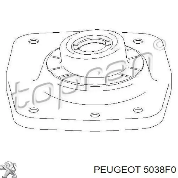 5038F0 Peugeot/Citroen опора амортизатора переднего правого