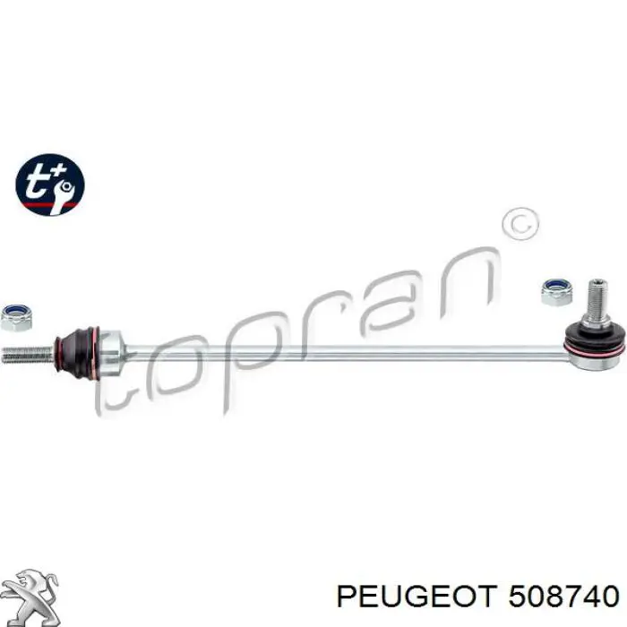 Soporte de barra estabilizadora delantera 508740 Peugeot/Citroen