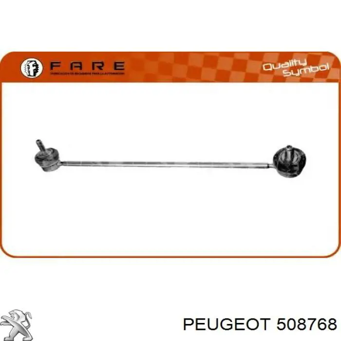 Montante direito de estabilizador dianteiro 508768 Peugeot/Citroen