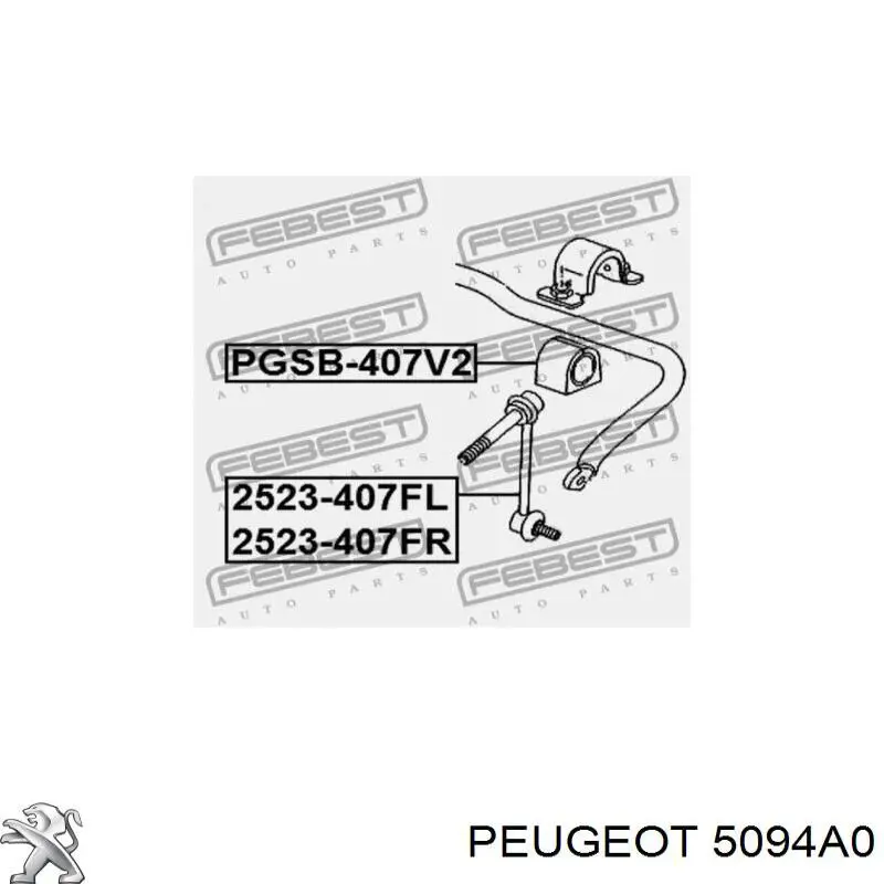 Втулка переднего стабилизатора PEUGEOT 5094A0