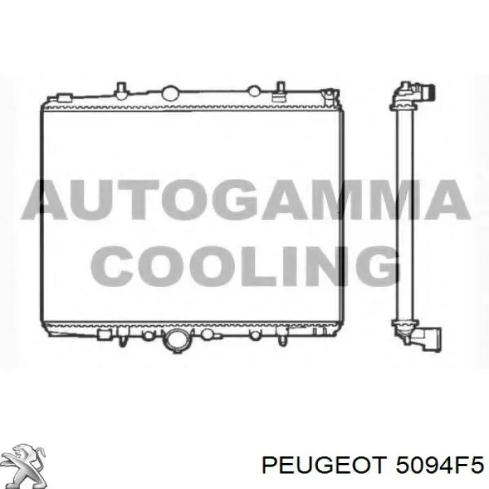 5094F5 Peugeot/Citroen втулка стабилизатора переднего