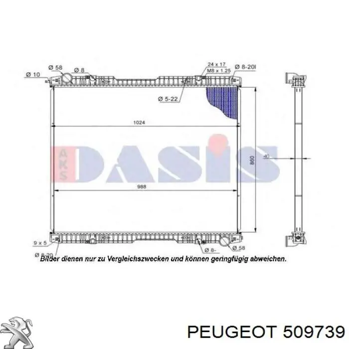 Хомут крепления втулки стабилизатора переднего Peugeot/Citroen 509739 цена, от 8.42 USD
