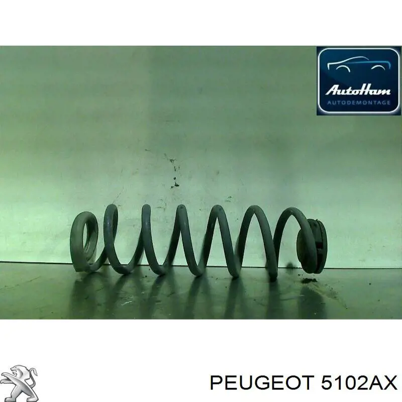 Пружина амортизатора Peugeot/Citroen 5102AX цена, от 31.63 USD