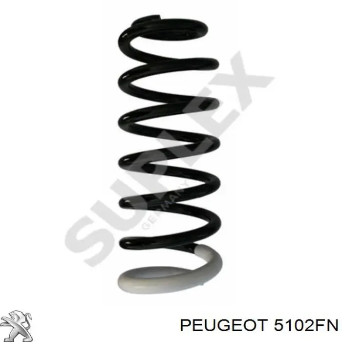 Купить 5102FN Peugeot/Citroen Пружина подвески