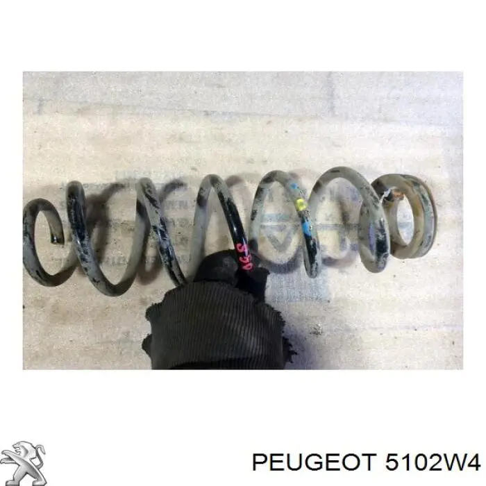 5102W4 Peugeot/Citroen Пружина подвески задняя