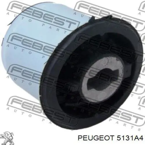 Suspensión, cuerpo del eje trasero 5131A4 Peugeot/Citroen
