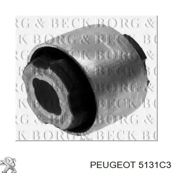 Сайлентблок заднего продольного нижнего рычага Peugeot/Citroen 5131C3 цена, от 8.48 USD