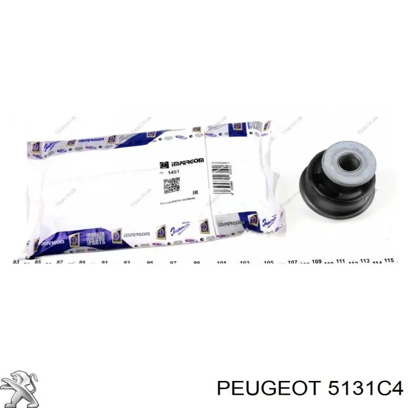 5131C4 Peugeot/Citroen Сайлентблок задней тяги