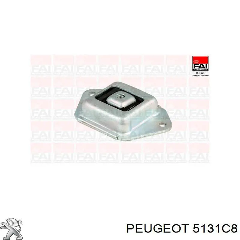 5131C8 Peugeot/Citroen сайлентблок задней балки (подрамника)