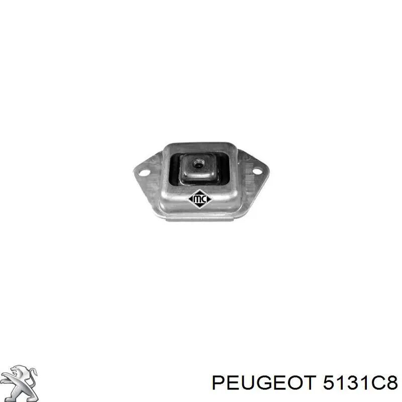 Suspensión, cuerpo del eje trasero 5131C8 Peugeot/Citroen
