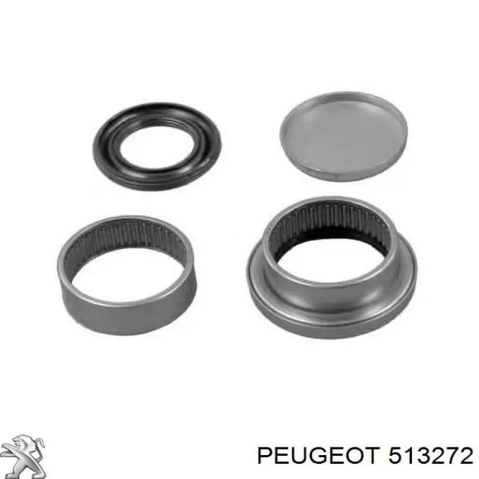 513272 Peugeot/Citroen rolamento de agulha de viga traseira