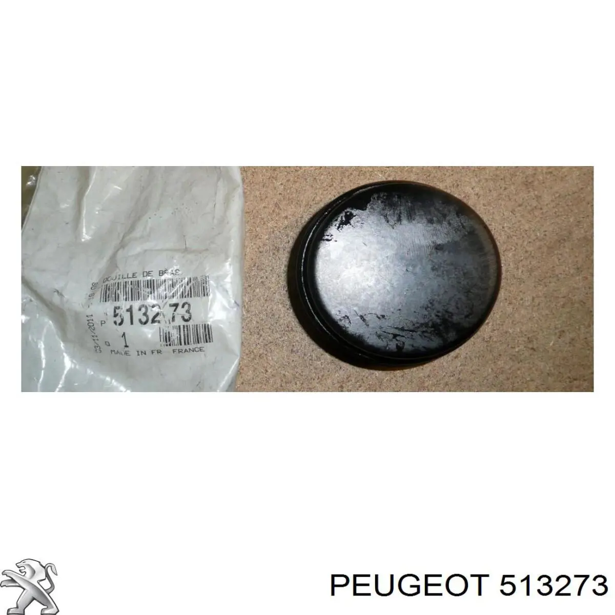 Bloco silencioso de viga traseira (de plataforma veicular) 513273 Peugeot/Citroen