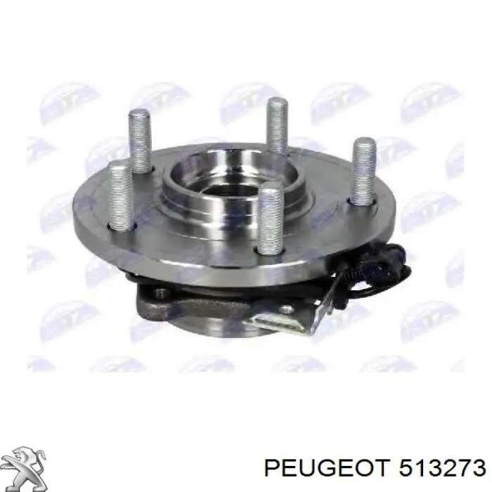 513273 Peugeot/Citroen Bloco silencioso de viga traseira (de plataforma veicular)