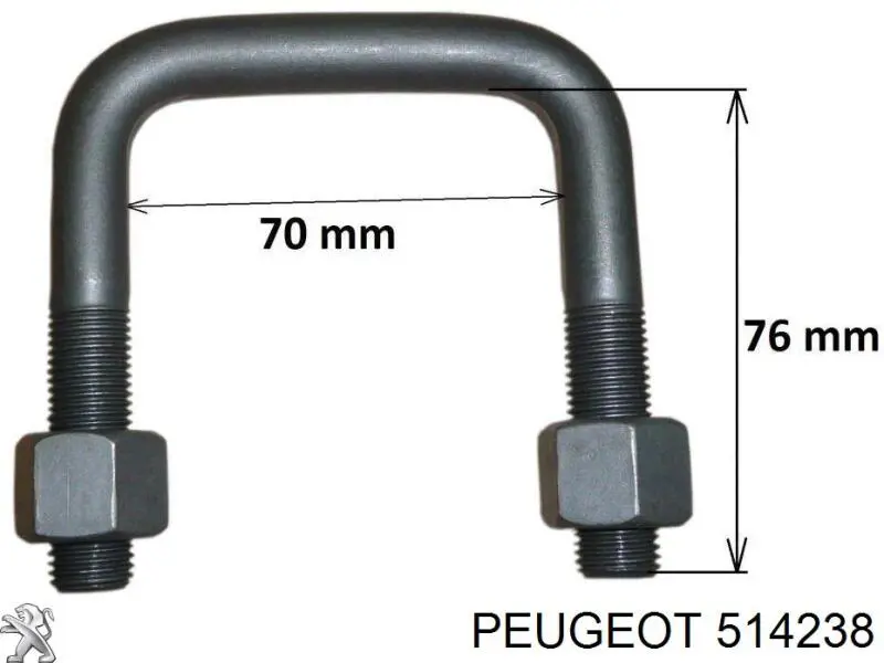 Стремянка рессоры Peugeot/Citroen 514238