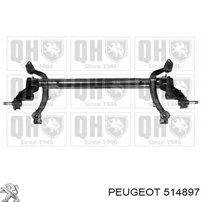 Балка задней подвески поперечная Peugeot/Citroen 514897 цена, от 152.02 USD